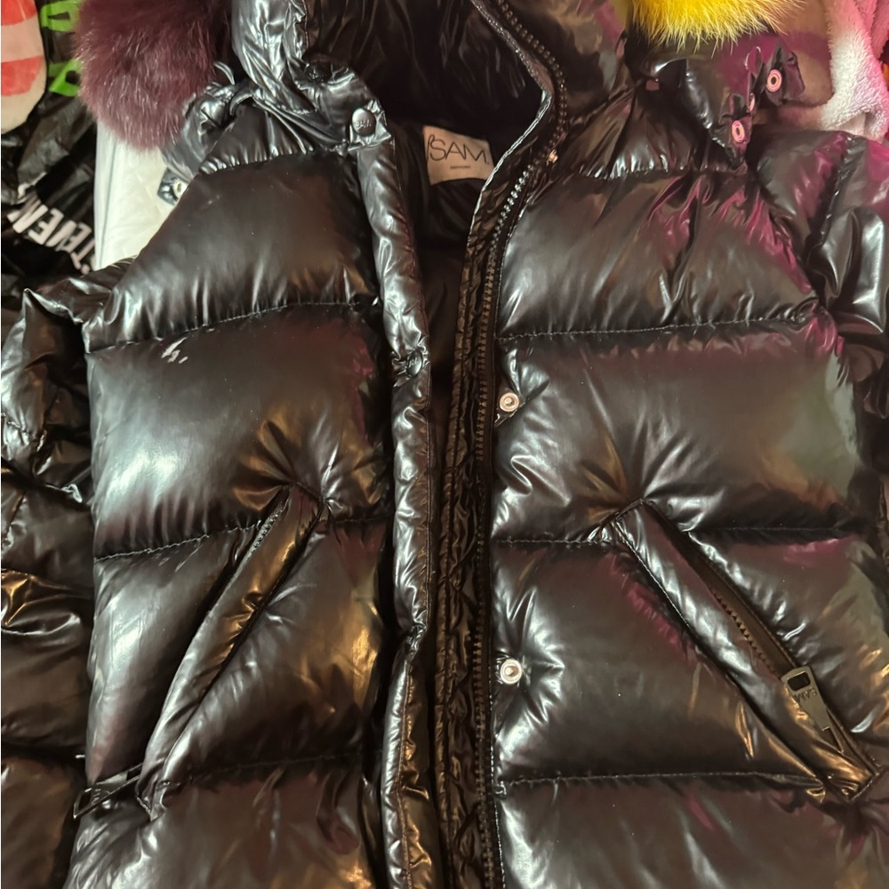 Sam Coat girls rainbow far